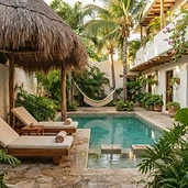 Hotel boutique frente al mar en Playacar