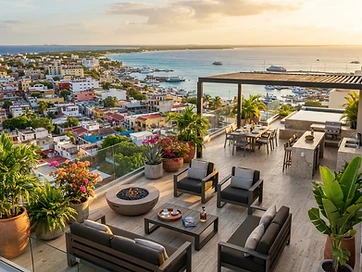 Penthouse con vista al Caribe en San Miguel