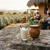 Aguamiel fresco del maguey
