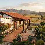 Casa de campo con magueyales en Tlaxco