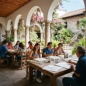 Clases de español y arte para extranjeros en Cuernavaca