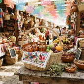 Canasta de productos hechos en Morelos