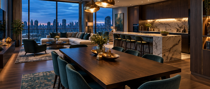 Three-bedroom residence with skyline views, Thonglor — photograph 1 of 3