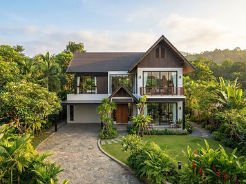 Four-bedroom family house, San Sai