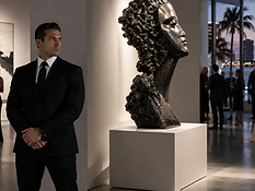 Close protection officer on patrol at a private residence in Dallas, TX - USPA Nationwide Security