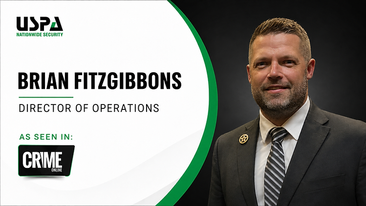 Brian Fitzgibbons, Director of Operations at USPA Nationwide Security, leading hot work fire watch operations