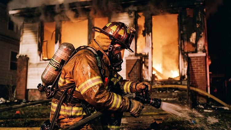 Early morning apartment fire in Westwood Cincinnati Ohio - emergency fire watch coverage for occupied apartment buildings