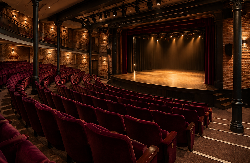 Theatre auditorium seating at the centre of a refurbishment programme
