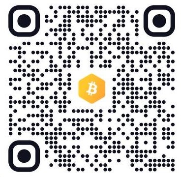 BTC donation address QR code