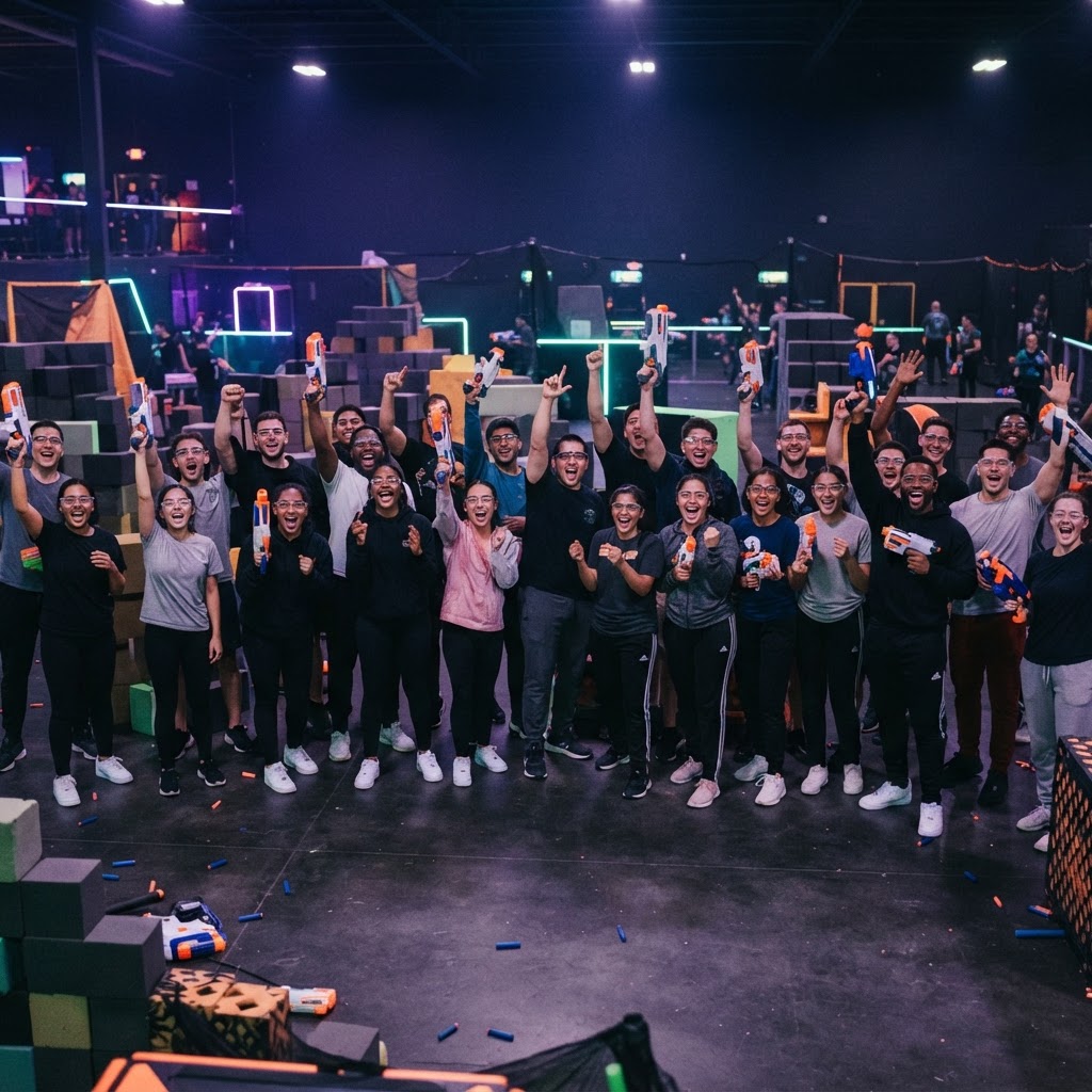 Group event in the arena