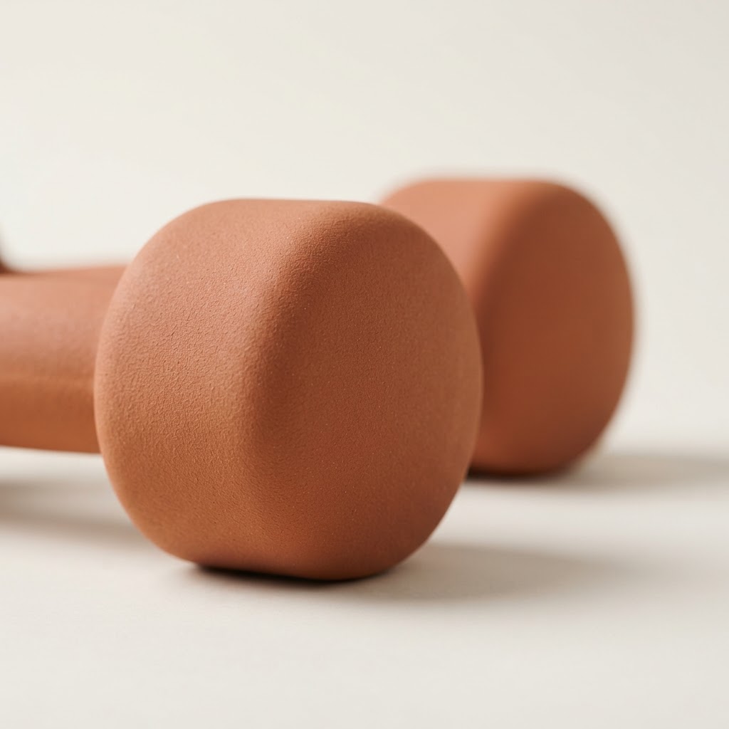 The Hand Weights in Terracotta
