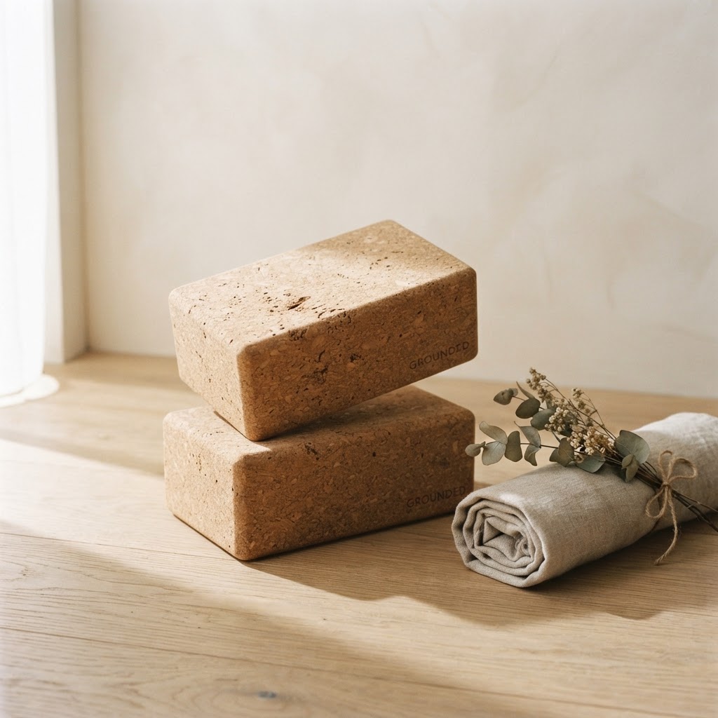 Cork Yoga Block Pair