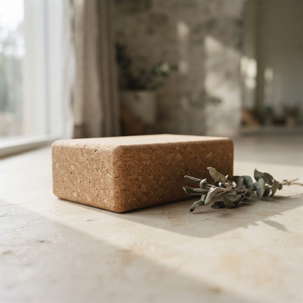 Cork Yoga Block Pair 2
