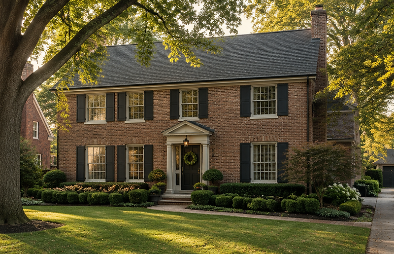 Home exterior in Frankfort, Kentucky