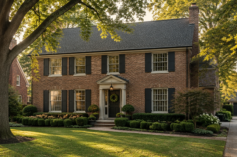 Brick Kentucky home with a new roof