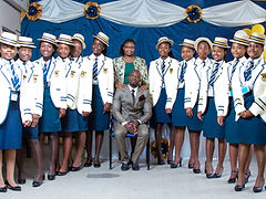 Advent Hope Academy A Level learners in formal uniform