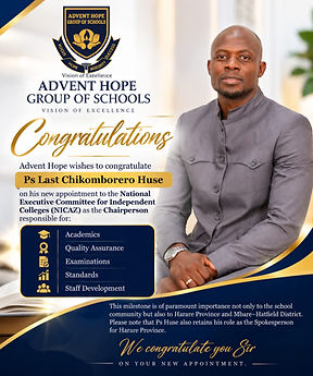 Ps Huse – NICAZ Chairperson