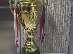 Advent Hope Academy learners with a sports trophy
