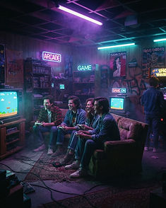 Retro game night