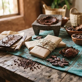 Chocolate artesanal maya de Bacalar (200 g)