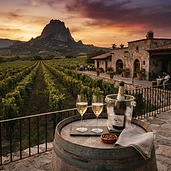 Tabla de quesos y vinos queretanos para compartir