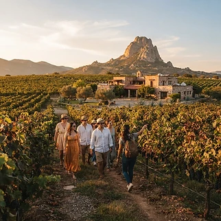 Recorrido por viñedos y Peña de Bernal