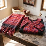 Rebozo bordado purépecha