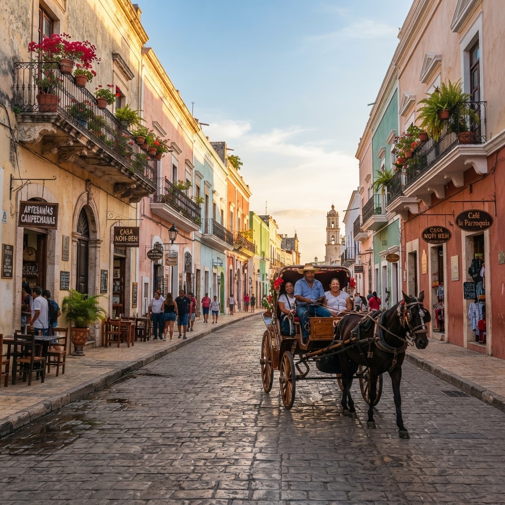 Recorrido por el Centro Histórico de Campeche
