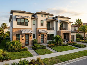 Riverbend townhome elevation