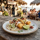 Tacos de pescado estilo Ensenada (orden de 3)