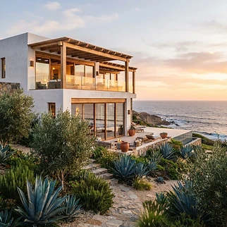 Casa frente al mar en Punta Banda
