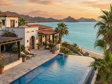 Casa frente al mar en El Comitán (renta mensual)