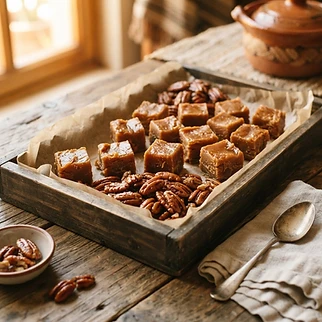 Dulce de leche y nuez garapiñada