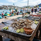Camarón fresco de Manzanillo