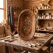 Batea tallada de Cuauhtémoc