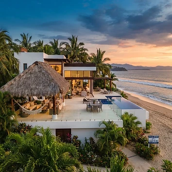 Casa frente al mar en Manzanillo