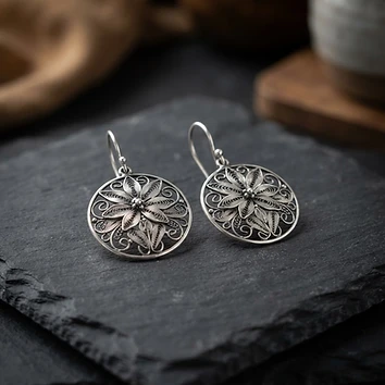 Aretes de plata .925 de Taxco
