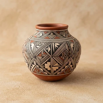 Olla de barro de Mata Ortiz