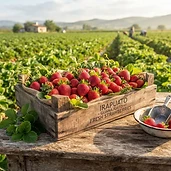 Fresas frescas de Irapuato, charola de 2 kg