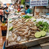 Camarón fresco del Pacífico (1 kg)