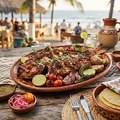 Pescado zarandeado estilo San Blas (para 4 personas)