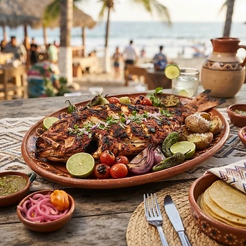 Pescado zarandeado estilo San Blas (para 4 personas)