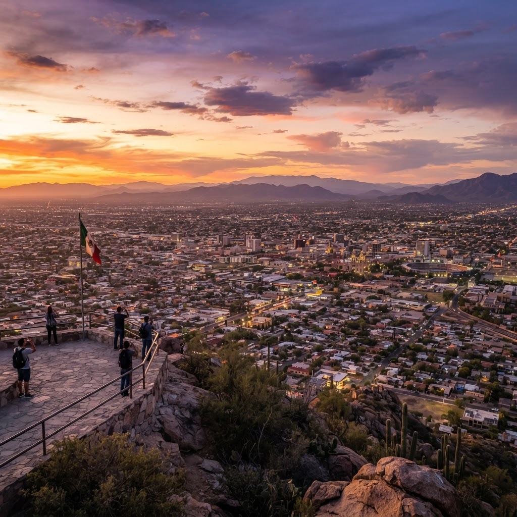Atardecer en el Cerro de la Campana — Hermosillo