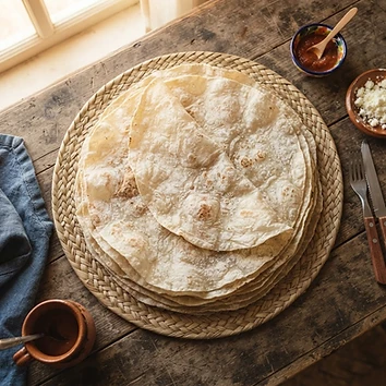 Tortillas sobaqueras artesanales (paquete de 10)