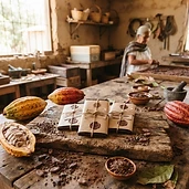 Chocolate artesanal de cacao de Comalcalco