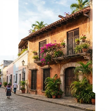 Casa restaurada en el Centro Histórico de Villahermosa
