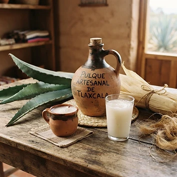 Pulque fresco de hacienda — Nanacamilpa