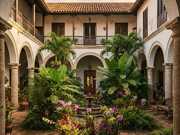 Casona colonial en renta con patio, jardín y vista al cerro