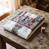 Blusa bordada a mano de la Sierra de Zongolica