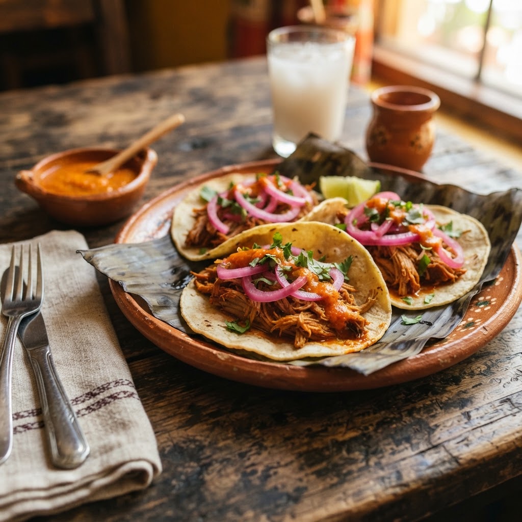 Ruta gastronómica por Mérida: de los panuchos a la cochinita
